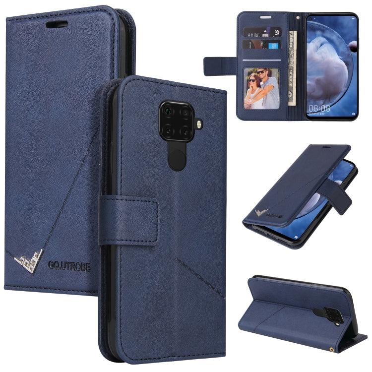 GQUTROBE Right Angle Leather Phone Case, For Huawei Mate 30 Lite, For Huawei Mate 30 Pro, For Huawei Mate 20 Pro, For Huawei P30, For Huawei P30 Pro, For Huawei P20 Lite, For Huawei P20 Pro, For Huawei Y7p