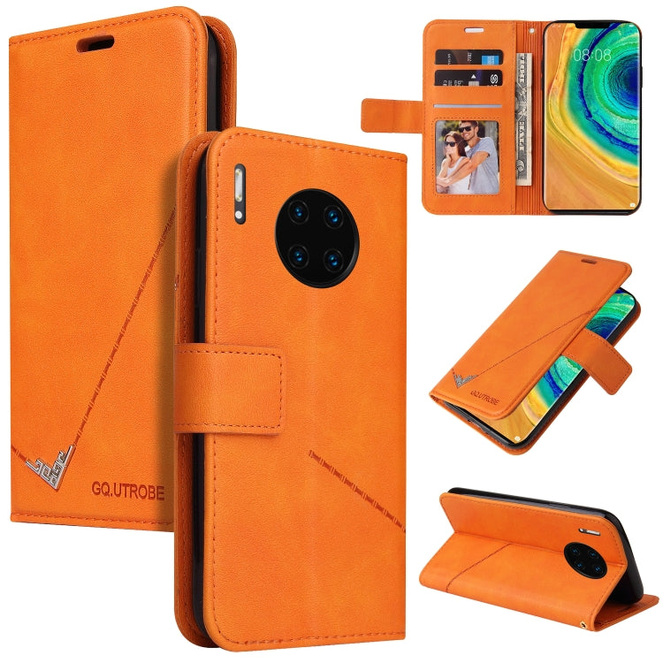 GQUTROBE Right Angle Leather Phone Case, For Huawei Mate 30 Lite, For Huawei Mate 30 Pro, For Huawei Mate 20 Pro, For Huawei P30, For Huawei P30 Pro, For Huawei P20 Lite, For Huawei P20 Pro, For Huawei Y7p