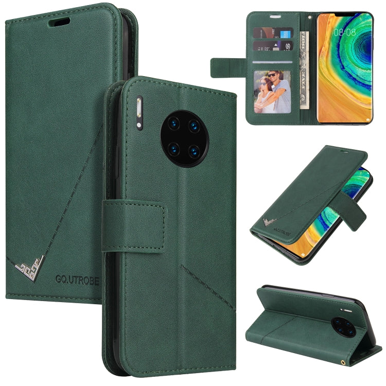 GQUTROBE Right Angle Leather Phone Case, For Huawei Mate 30 Lite, For Huawei Mate 30 Pro, For Huawei Mate 20 Pro, For Huawei P30, For Huawei P30 Pro, For Huawei P20 Lite, For Huawei P20 Pro, For Huawei Y7p