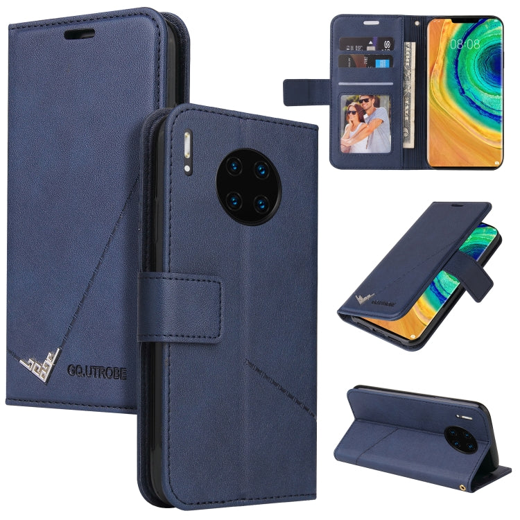 GQUTROBE Right Angle Leather Phone Case, For Huawei Mate 30 Lite, For Huawei Mate 30 Pro, For Huawei Mate 20 Pro, For Huawei P30, For Huawei P30 Pro, For Huawei P20 Lite, For Huawei P20 Pro, For Huawei Y7p