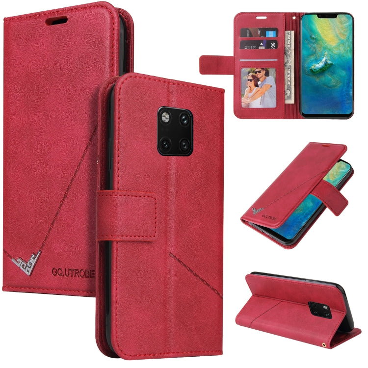 GQUTROBE Right Angle Leather Phone Case, For Huawei Mate 30 Lite, For Huawei Mate 30 Pro, For Huawei Mate 20 Pro, For Huawei P30, For Huawei P30 Pro, For Huawei P20 Lite, For Huawei P20 Pro, For Huawei Y7p