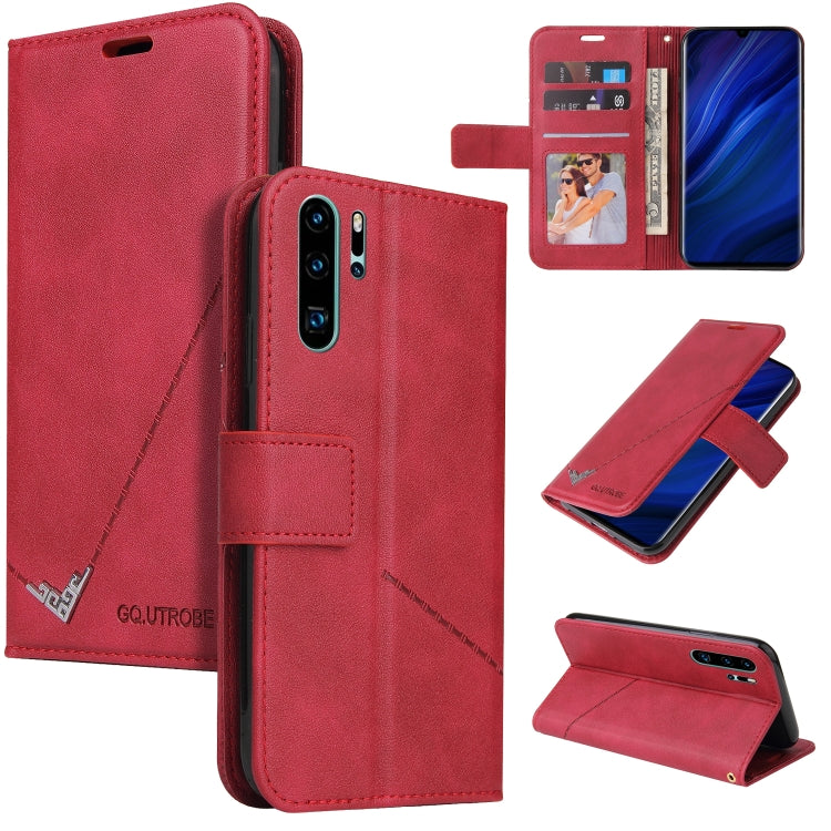 GQUTROBE Right Angle Leather Phone Case, For Huawei Mate 30 Lite, For Huawei Mate 30 Pro, For Huawei Mate 20 Pro, For Huawei P30, For Huawei P30 Pro, For Huawei P20 Lite, For Huawei P20 Pro, For Huawei Y7p