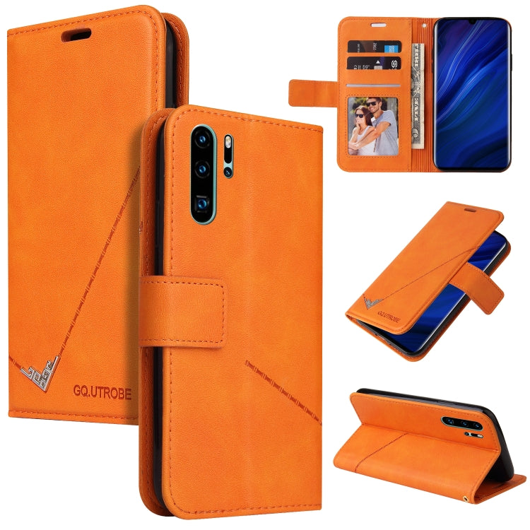 GQUTROBE Right Angle Leather Phone Case, For Huawei Mate 30 Lite, For Huawei Mate 30 Pro, For Huawei Mate 20 Pro, For Huawei P30, For Huawei P30 Pro, For Huawei P20 Lite, For Huawei P20 Pro, For Huawei Y7p