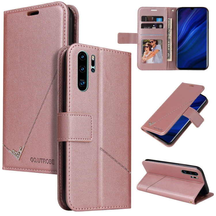 GQUTROBE Right Angle Leather Phone Case, For Huawei Mate 30 Lite, For Huawei Mate 30 Pro, For Huawei Mate 20 Pro, For Huawei P30, For Huawei P30 Pro, For Huawei P20 Lite, For Huawei P20 Pro, For Huawei Y7p