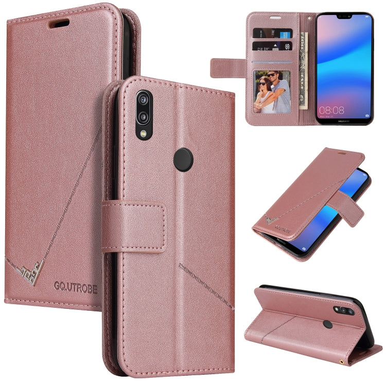 GQUTROBE Right Angle Leather Phone Case, For Huawei Mate 30 Lite, For Huawei Mate 30 Pro, For Huawei Mate 20 Pro, For Huawei P30, For Huawei P30 Pro, For Huawei P20 Lite, For Huawei P20 Pro, For Huawei Y7p