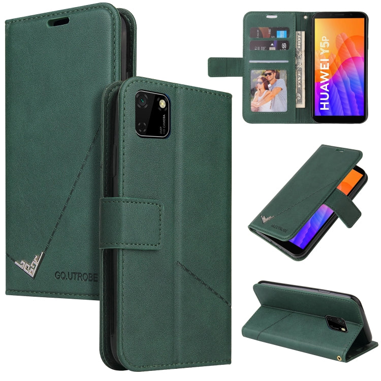 GQUTROBE Right Angle Leather Phone Case, For Huawei Y6p, For Huawei Y5p / Honor 9S, For Huawei P Smart Z, For Honor 10 Lite, For Huawei Enjoy 9s, For Huawei Y6 2019