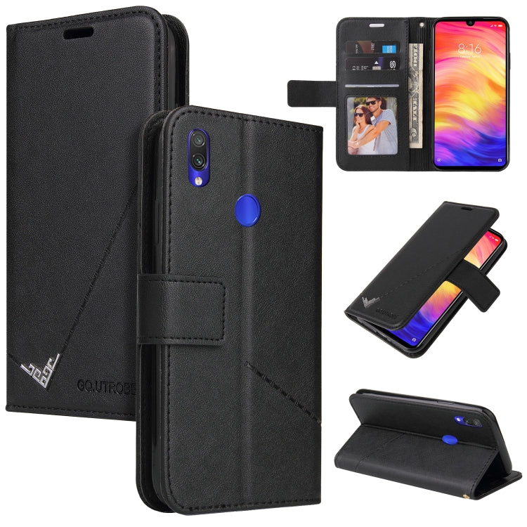 GQUTROBE Right Angle Leather Phone Case, For Huawei Y6p, For Huawei Y5p / Honor 9S, For Huawei P Smart Z, For Honor 10 Lite, For Huawei Enjoy 9s, For Huawei Y6 2019
