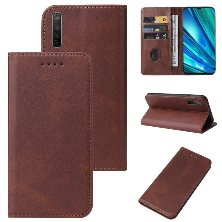 Magnetic Closure Leather Phone Case, For Realme Narzo, For Realme Narzo 50A Prime, For Realme Q, For Realme V11 5G, For Realme X, For Realme X2 Pro, For Realme 7 Pro