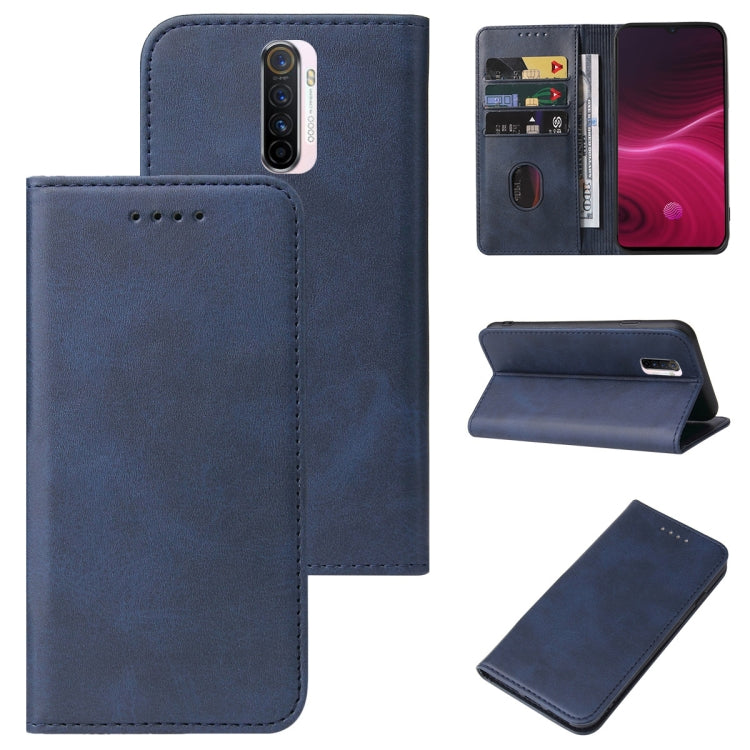 Magnetic Closure Leather Phone Case, For Realme Narzo, For Realme Narzo 50A Prime, For Realme Q, For Realme V11 5G, For Realme X, For Realme X2 Pro, For Realme 7 Pro