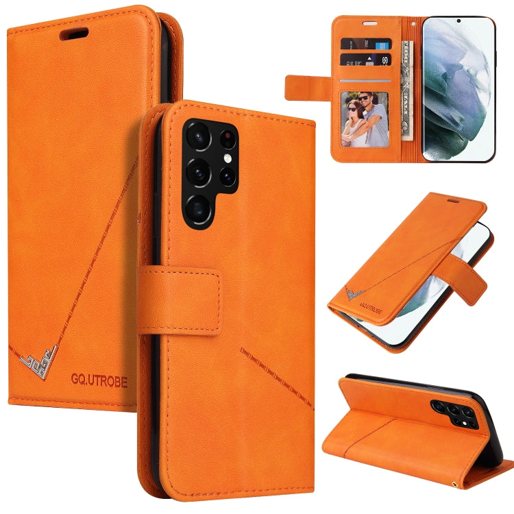 GQUTROBE Right Angle Leather Phone Case, For Samsung Galaxy S21 5G, For Samsung Galaxy S21+ 5G, For Samsung Galaxy S21 Ultra 5G, For Samsung Galaxy S22 5G, For Samsung Galaxy S22+ 5G, For Samsung Galaxy S22 Ultra 5G, For Samsung Galaxy S20             ...