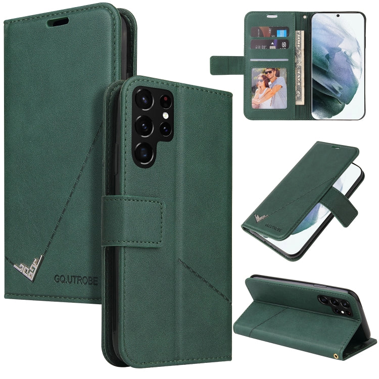 GQUTROBE Right Angle Leather Phone Case, For Samsung Galaxy S21 5G, For Samsung Galaxy S21+ 5G, For Samsung Galaxy S21 Ultra 5G, For Samsung Galaxy S22 5G, For Samsung Galaxy S22+ 5G, For Samsung Galaxy S22 Ultra 5G, For Samsung Galaxy S20             ...