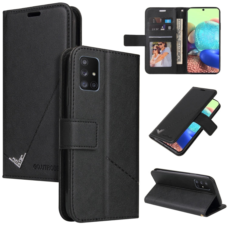 GQUTROBE Right Angle Leather Phone Case, For Samsung Galaxy M31s, For Samsung Galaxy A41, For Samsung Galaxy A31, For Samsung Galaxy A21, For Samsung Galaxy A21s, For Samsung Galaxy Note10 Lite / A81, For Samsung Galaxy A71, For Samsung Galaxy A51