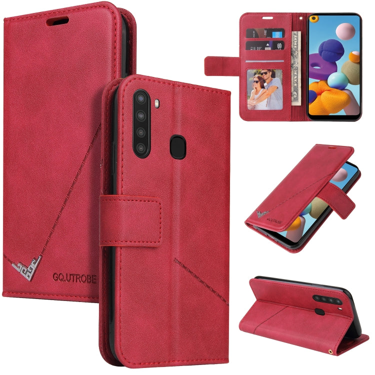 GQUTROBE Right Angle Leather Phone Case, For Samsung Galaxy M31s, For Samsung Galaxy A41, For Samsung Galaxy A31, For Samsung Galaxy A21, For Samsung Galaxy A21s, For Samsung Galaxy Note10 Lite / A81, For Samsung Galaxy A71, For Samsung Galaxy A51