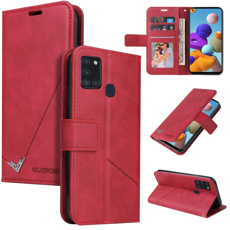 GQUTROBE Right Angle Leather Phone Case, For Samsung Galaxy M31s, For Samsung Galaxy A41, For Samsung Galaxy A31, For Samsung Galaxy A21, For Samsung Galaxy A21s, For Samsung Galaxy Note10 Lite / A81, For Samsung Galaxy A71, For Samsung Galaxy A51