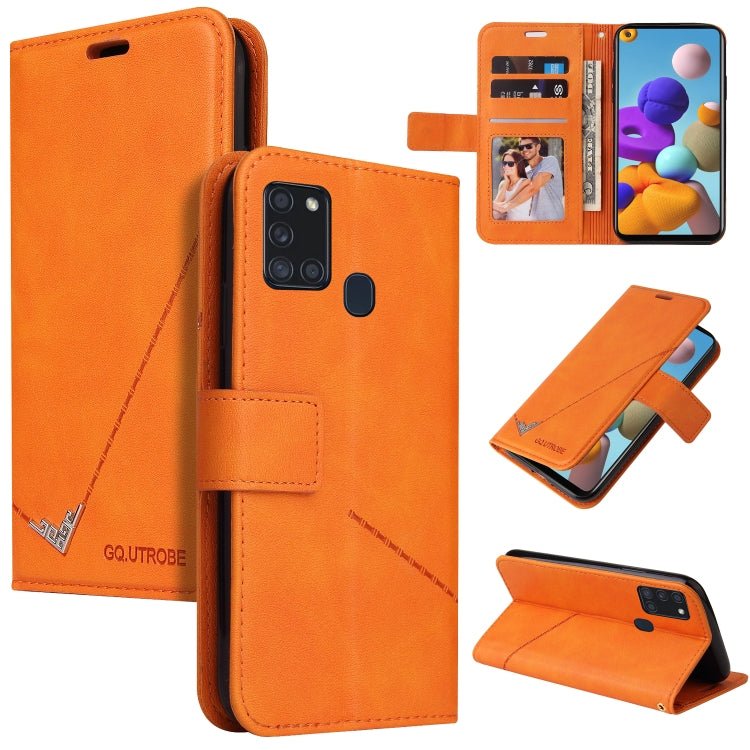 GQUTROBE Right Angle Leather Phone Case, For Samsung Galaxy M31s, For Samsung Galaxy A41, For Samsung Galaxy A31, For Samsung Galaxy A21, For Samsung Galaxy A21s, For Samsung Galaxy Note10 Lite / A81, For Samsung Galaxy A71, For Samsung Galaxy A51