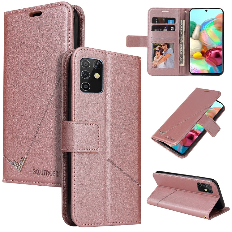 GQUTROBE Right Angle Leather Phone Case, For Samsung Galaxy M31s, For Samsung Galaxy A41, For Samsung Galaxy A31, For Samsung Galaxy A21, For Samsung Galaxy A21s, For Samsung Galaxy Note10 Lite / A81, For Samsung Galaxy A71, For Samsung Galaxy A51