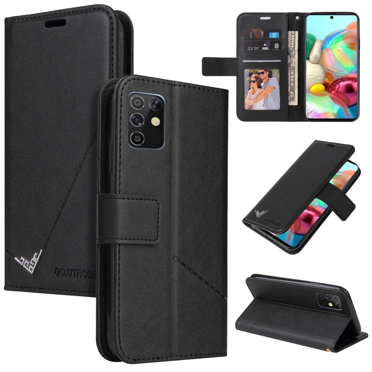 GQUTROBE Right Angle Leather Phone Case, For Samsung Galaxy M31s, For Samsung Galaxy A41, For Samsung Galaxy A31, For Samsung Galaxy A21, For Samsung Galaxy A21s, For Samsung Galaxy Note10 Lite / A81, For Samsung Galaxy A71, For Samsung Galaxy A51
