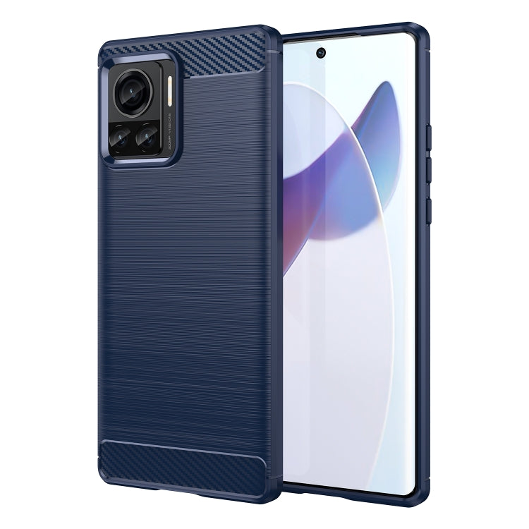 Brushed Texture Carbon Fiber TPU Phone Case, For Motorola Moto X30 Pro/Edge 30 Ultra