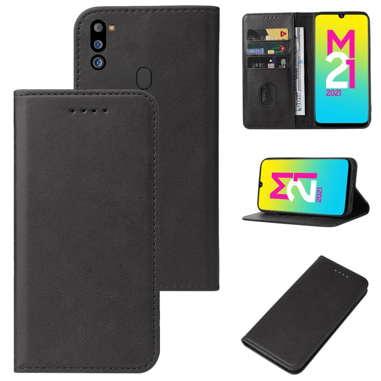 Magnetic Closure Leather Phone Case, For Samsung Galaxy Feel 2, For Samsung Galaxy Feel 2 / SC-02L JP, For Samsung Galaxy M21 2021, For Samsung Galaxy S9, For Samsung Galaxy S9 Plus, For Samsung Galaxy S10 5G, For Samsung Galaxy S10e                   ...