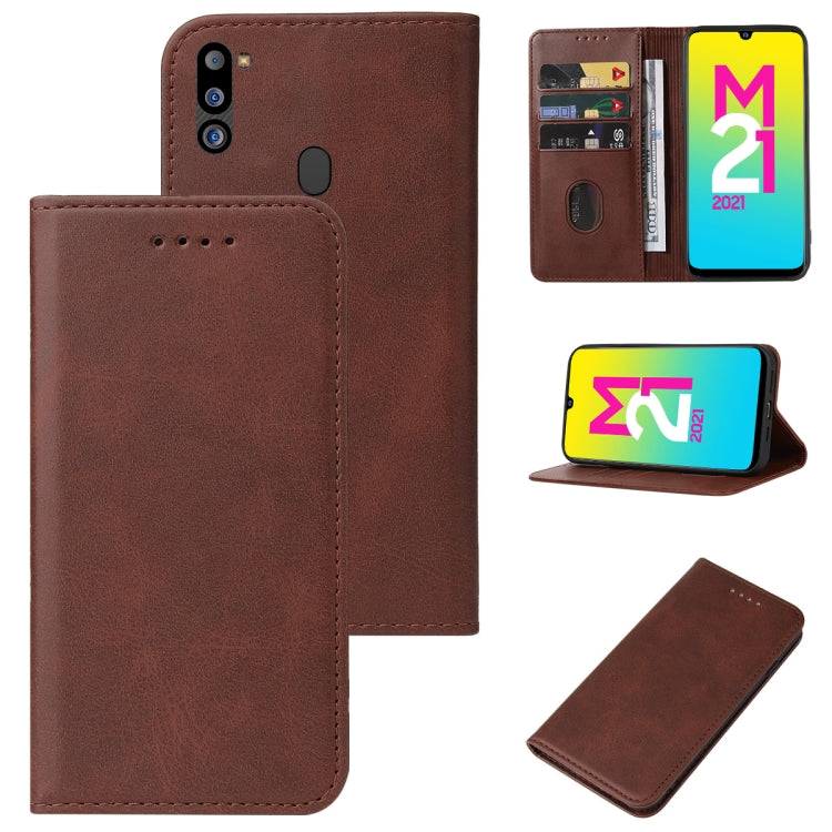 Magnetic Closure Leather Phone Case, For Samsung Galaxy Feel 2, For Samsung Galaxy Feel 2 / SC-02L JP, For Samsung Galaxy M21 2021, For Samsung Galaxy S9, For Samsung Galaxy S9 Plus, For Samsung Galaxy S10 5G, For Samsung Galaxy S10e                   ...