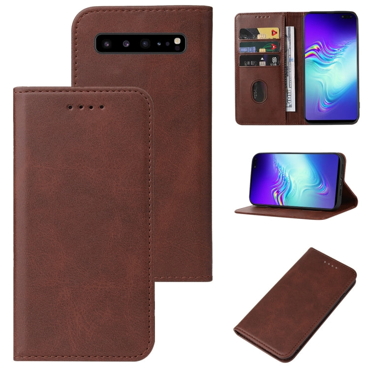 Magnetic Closure Leather Phone Case, For Samsung Galaxy Feel 2, For Samsung Galaxy Feel 2 / SC-02L JP, For Samsung Galaxy M21 2021, For Samsung Galaxy S9, For Samsung Galaxy S9 Plus, For Samsung Galaxy S10 5G, For Samsung Galaxy S10e                   ...