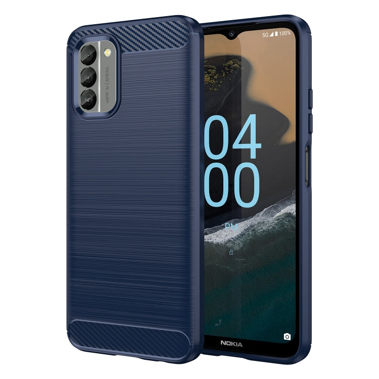 Brushed Texture Carbon Fiber TPU Phone Case, For Motorola Edge 30, For Nokia G400 5G