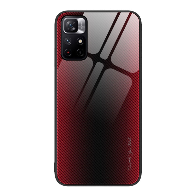 Texture Gradient Glass TPU Phone Case, For Xiaomi Poco M4 Pro, For Xiaomi Poco M4 Pro 5G, For Xiaomi Poco X4 Pro 5G, For Xiaomi Redmi 10C, For Xiaomi Redmi K50, For Xiaomi Redmi K50 Pro, For Xiaomi Redmi Note 10 Pro, For Xiaomi Redmi Note 11E