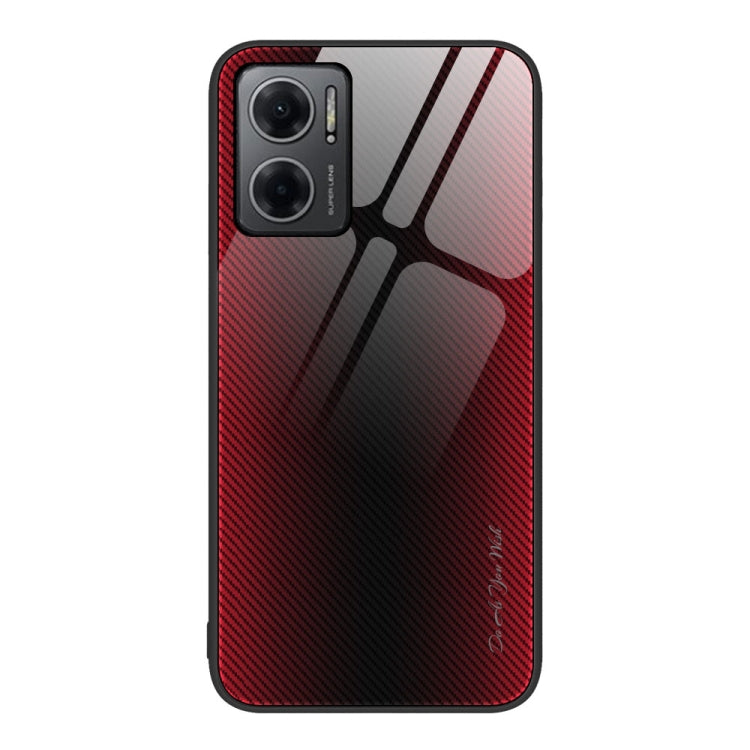 Texture Gradient Glass TPU Phone Case, For Xiaomi Poco M4 Pro, For Xiaomi Poco M4 Pro 5G, For Xiaomi Poco X4 Pro 5G, For Xiaomi Redmi 10C, For Xiaomi Redmi K50, For Xiaomi Redmi K50 Pro, For Xiaomi Redmi Note 10 Pro, For Xiaomi Redmi Note 11E