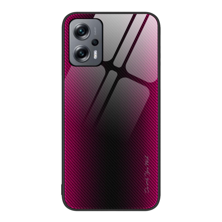Texture Gradient Glass TPU Phone Case, For Xiaomi Redmi Note 11T Pro, For Xiaomi 11T Pro, For Xiaomi Mi 11 Ultra, For Xiaomi 12 Pro