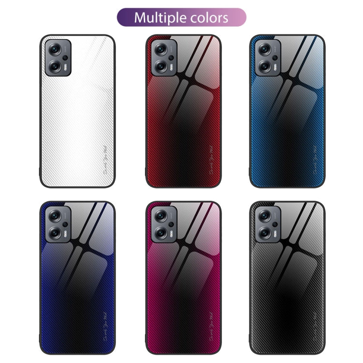 Texture Gradient Glass TPU Phone Case, For Xiaomi Redmi Note 11T Pro, For Xiaomi 11T Pro, For Xiaomi Mi 11 Ultra, For Xiaomi 12 Pro