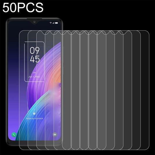 50 PCS 0.26mm 9H 2.5D Tempered Glass Film, For TCL 30XL 2022 (50 PCS), For Xiaomi Redmi A2 / A2+ / A1 / A1+ / Xiaomi Poco C50 / C51 (50 PCS)