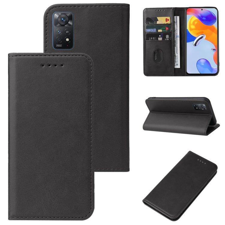 Magnetic Closure Leather Phone Case, For Xiaomi Redmi 9 Power India, For Xiaomi Redmi Note 10 JE, For Xiaomi Redmi Note 11 4G, For Xiaomi Redmi Note 11 5G, For Xiaomi Redmi Note 11 Pro 5G, For Xiaomi Redmi Note 11E, For Xiaomi Redmi Note 11E Pro       ...