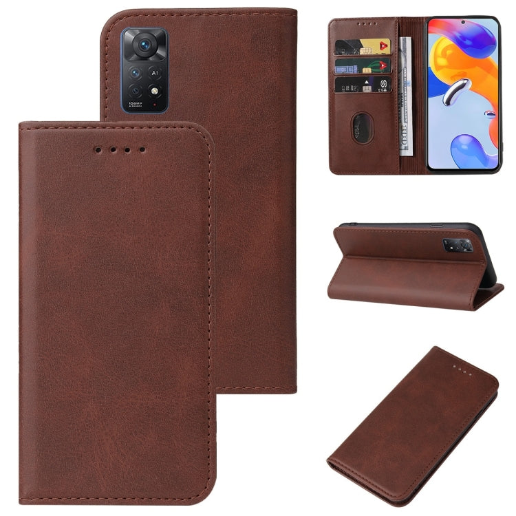 Magnetic Closure Leather Phone Case, For Xiaomi Redmi 9 Power India, For Xiaomi Redmi Note 10 JE, For Xiaomi Redmi Note 11 4G, For Xiaomi Redmi Note 11 5G, For Xiaomi Redmi Note 11 Pro 5G, For Xiaomi Redmi Note 11E, For Xiaomi Redmi Note 11E Pro       ...