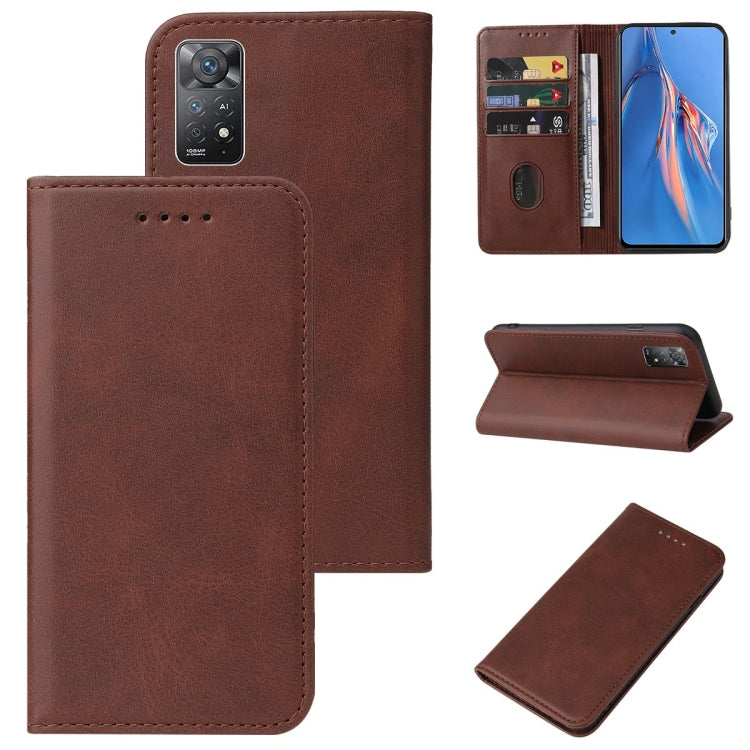 Magnetic Closure Leather Phone Case, For Xiaomi Redmi 9 Power India, For Xiaomi Redmi Note 10 JE, For Xiaomi Redmi Note 11 4G, For Xiaomi Redmi Note 11 5G, For Xiaomi Redmi Note 11 Pro 5G, For Xiaomi Redmi Note 11E, For Xiaomi Redmi Note 11E Pro       ...