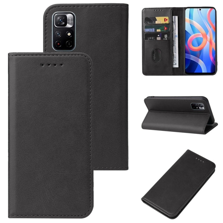 Magnetic Closure Leather Phone Case, For Xiaomi Redmi 9 Power India, For Xiaomi Redmi Note 10 JE, For Xiaomi Redmi Note 11 4G, For Xiaomi Redmi Note 11 5G, For Xiaomi Redmi Note 11 Pro 5G, For Xiaomi Redmi Note 11E, For Xiaomi Redmi Note 11E Pro       ...