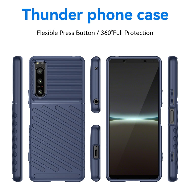 Thunderbolt Shockproof TPU Protective Phone Case, For Sony Xperia 5 IV