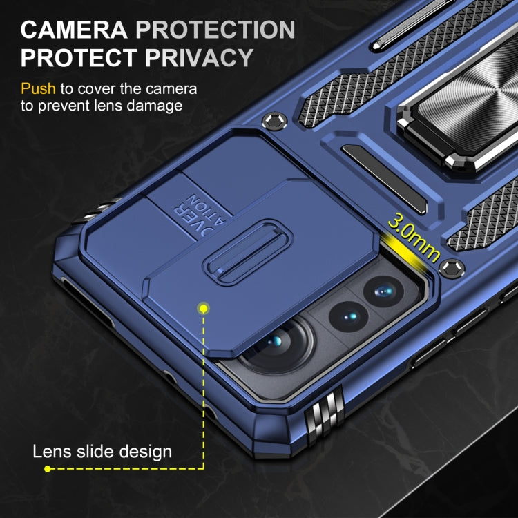 Armor PC + TPU Camera Shield Phone Case, For Xiaomi 12