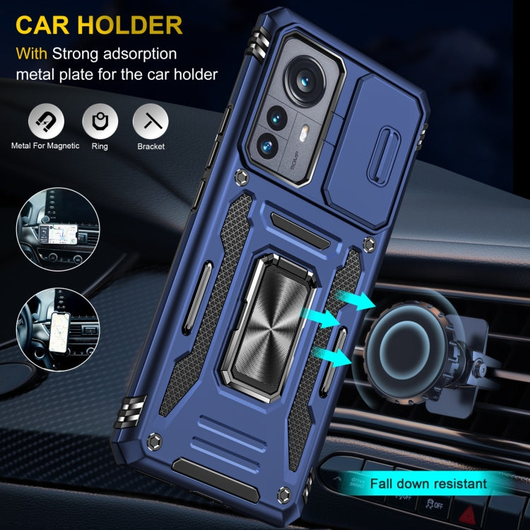 Armor PC + TPU Camera Shield Phone Case, For Xiaomi 12