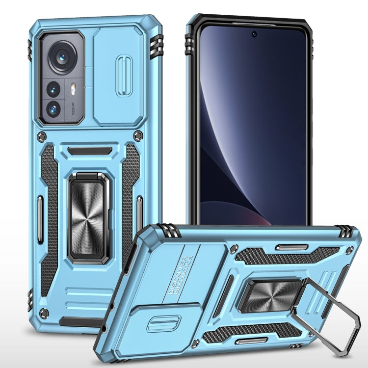 Armor PC + TPU Camera Shield Phone Case, For Xiaomi 12