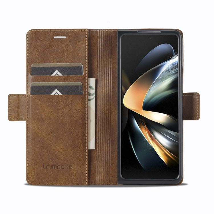 LC.IMEEKE RFID Anti-theft Leather Phone Case, For Samsung Galaxy Z Fold4 5G, For Samsung Galaxy Z Fold3 5G, For Samsung Galaxy Z Flip4 5G, For Samsung Galaxy Z Flip3 5G