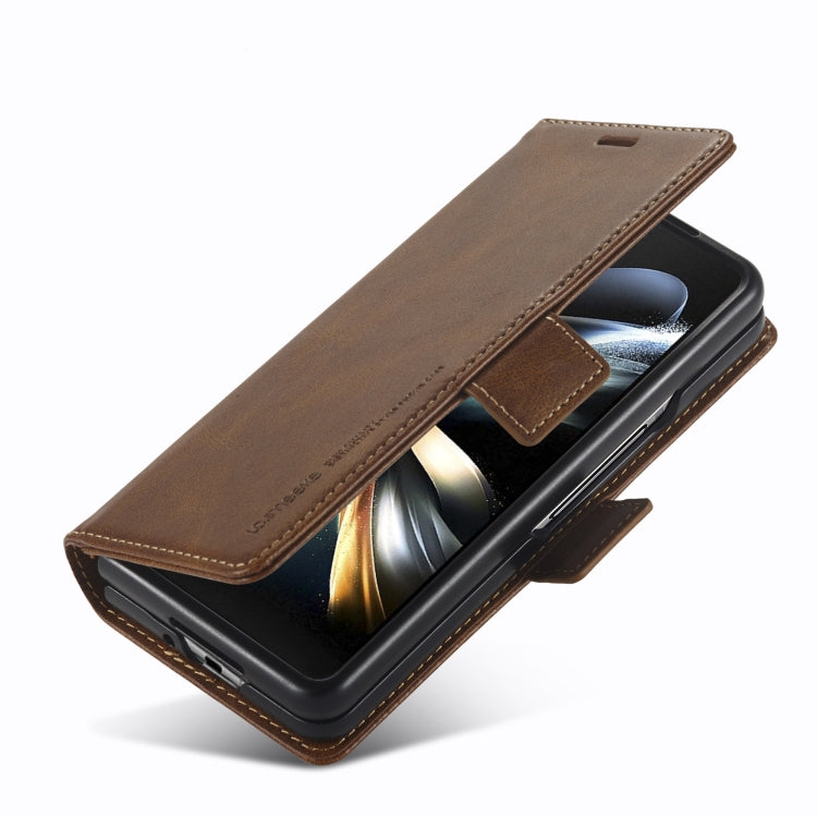 LC.IMEEKE RFID Anti-theft Leather Phone Case, For Samsung Galaxy Z Fold4 5G, For Samsung Galaxy Z Fold3 5G, For Samsung Galaxy Z Flip4 5G, For Samsung Galaxy Z Flip3 5G