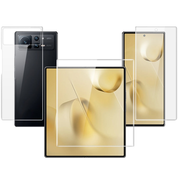 1 Sets imak Curved Full Screen Hydrogel Film (Outer Screen + Back + Inner Screen), For Xiaomi Mix Fold 2, For Motorola Moto Razr 2022