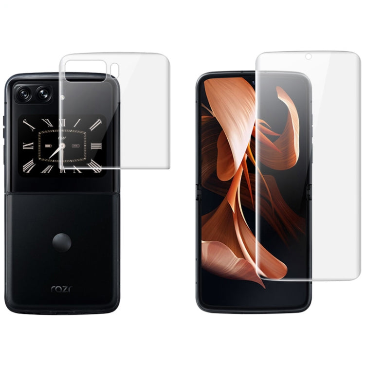 1 Sets imak Curved Full Screen Hydrogel Film (Outer Screen + Back + Inner Screen), For Xiaomi Mix Fold 2, For Motorola Moto Razr 2022