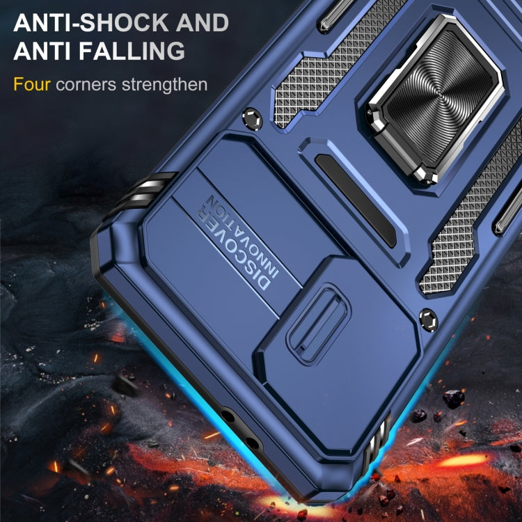 Armor PC + TPU Camera Shield Phone Case, For Samsung Galaxy S22 5G, For Samsung Galaxy S22+ 5G