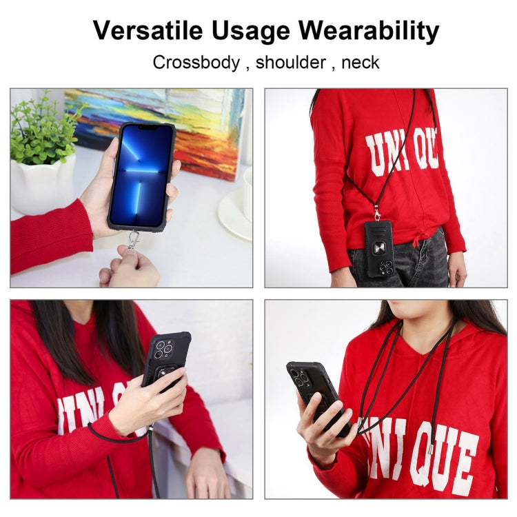 Lanyard Slide Camshield Ring Phone Case, For Samsung Galaxy Z Fold4