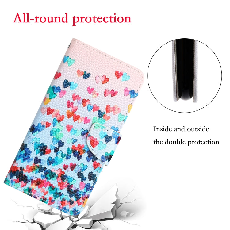 Colored Drawing Leather Phone Case, For Xiaomi Redmi 9