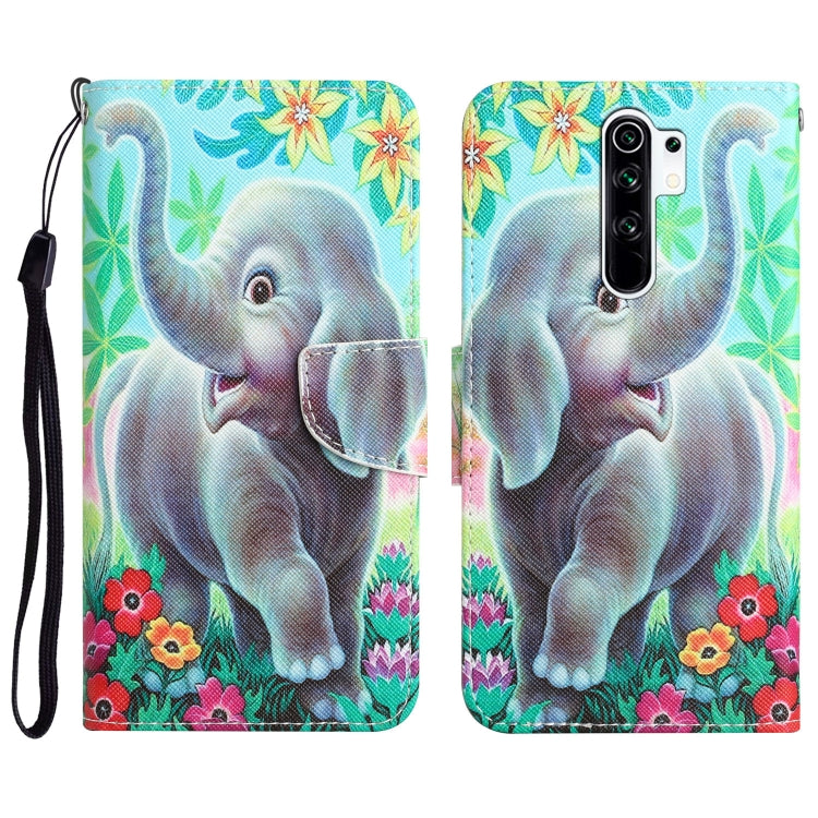 Colored Drawing Leather Phone Case, For Xiaomi Redmi 9