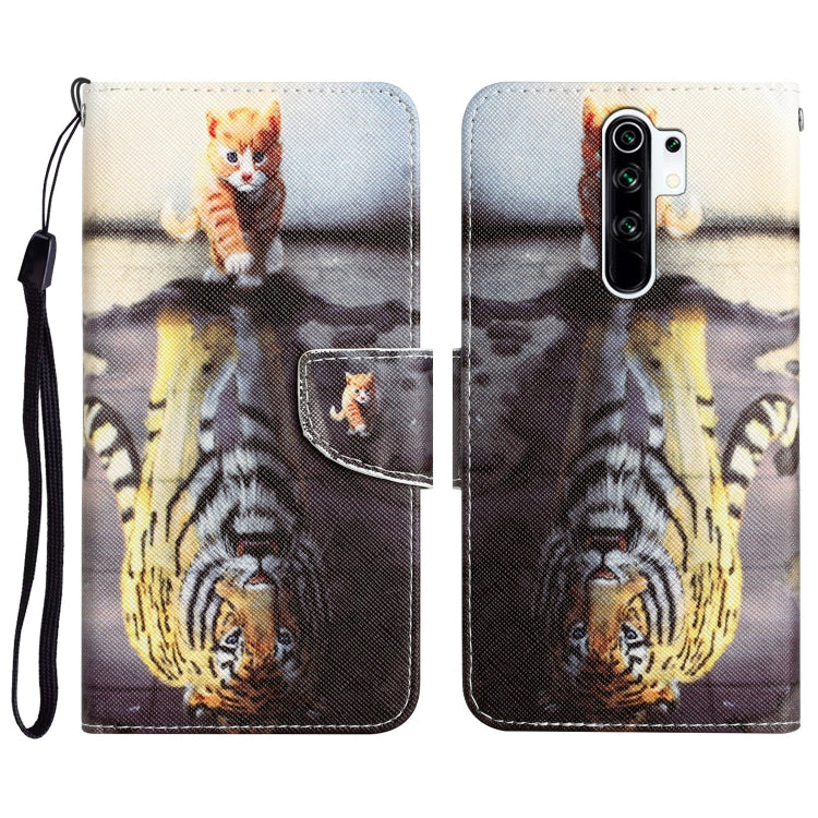 Colored Drawing Leather Phone Case, For Xiaomi Redmi 9