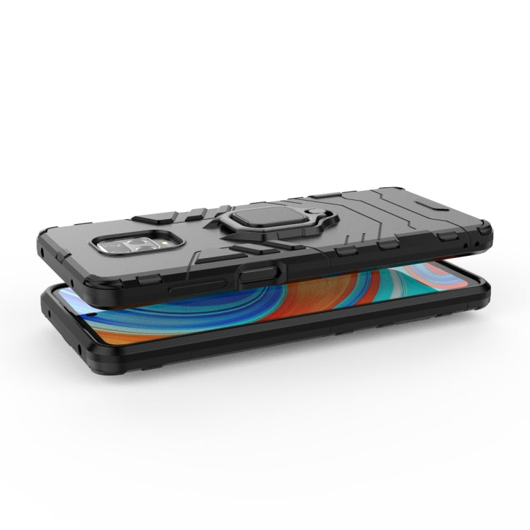 Shockproof PC + TPU Protective Case with Magnetic Ring Holder, For Xiaomi Redmi Note 9 Pro Max