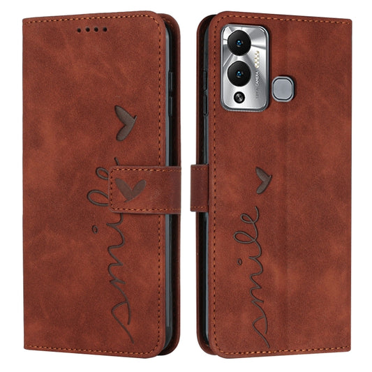 Skin Feel Heart Pattern Leather Phone Case, For Infinix Hot 12 Play, For Infinix Hot 12i, For Infinix Hot 12, For Infinix Note 12 G96, For Infinix Note 12 VIP, For Infinix Note 12/12 Pro, For Infinix Note 12i, For Infinix Smart 6 Plus India